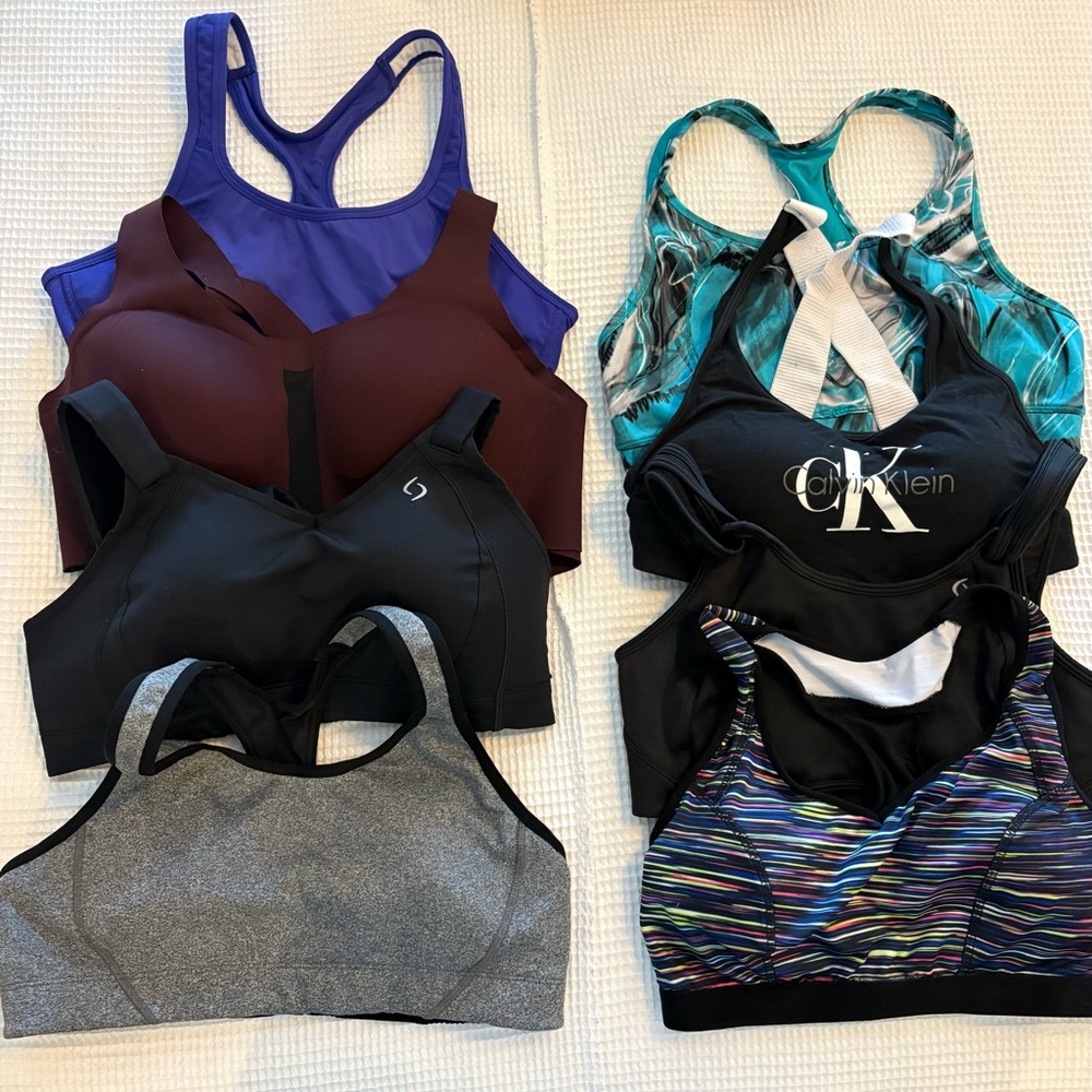 Moving Comfort Black Sports Bra with Racerback Design